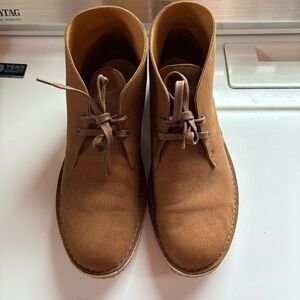 Clarks Originals Brown Desert Chukka Boots Vegan w/ Crepe Sole Sz 11 Like New